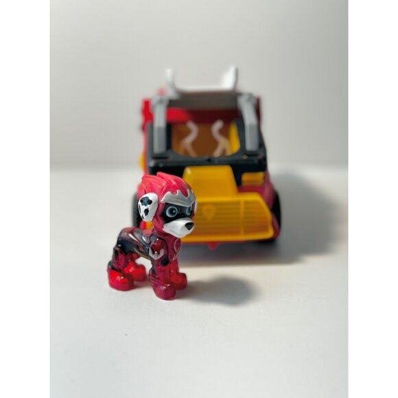 Paw Patrol The Mighty Movie Marshall Firetruck Vehicle Figure - Picture 1 of 8